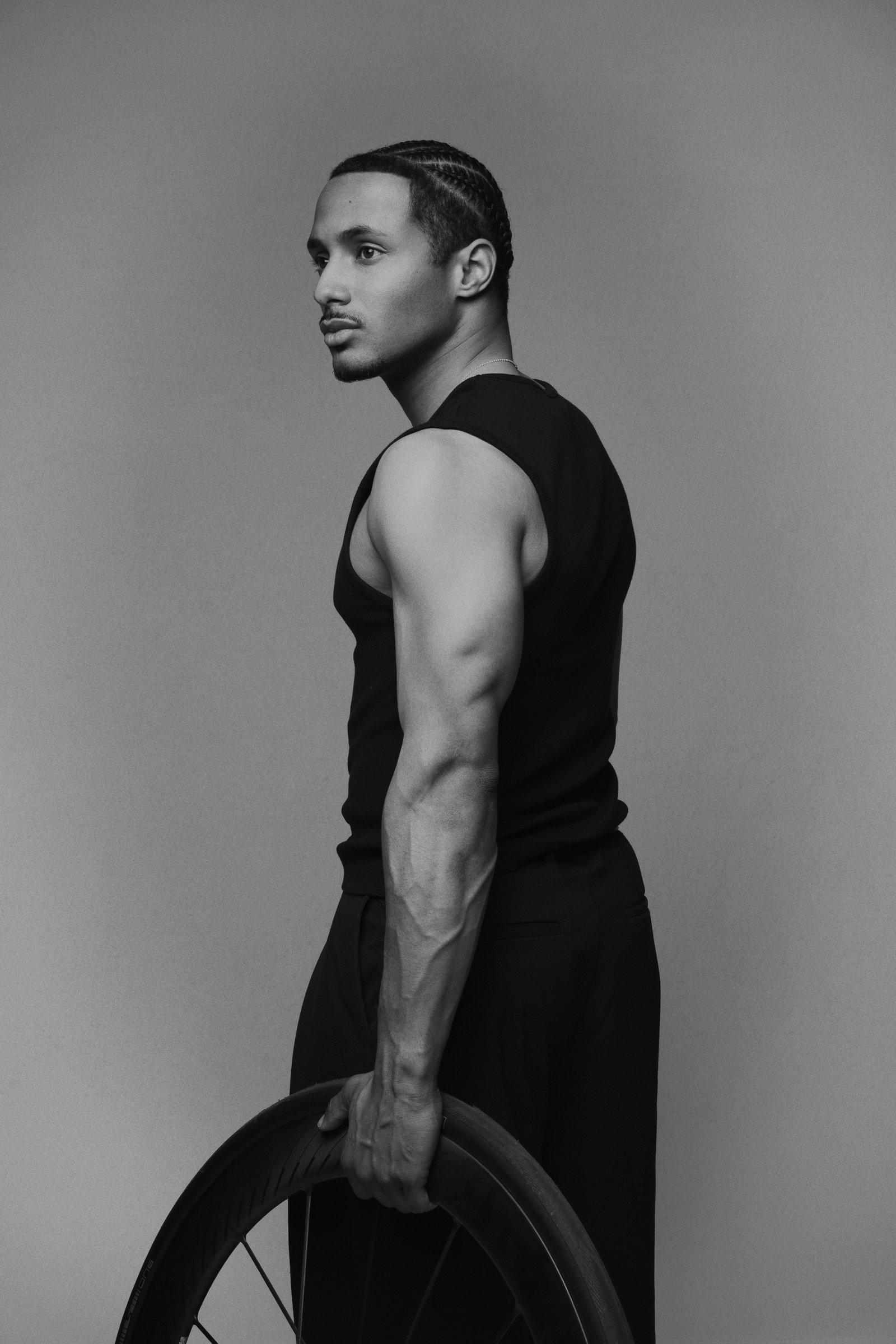 Constructed. athlete portrait by Katrina Dobbermane